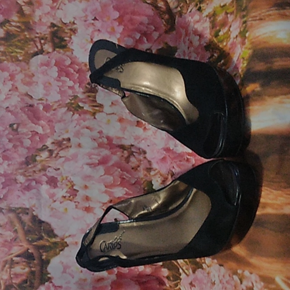 Carlos Santana size 9 Brazil made Black suede